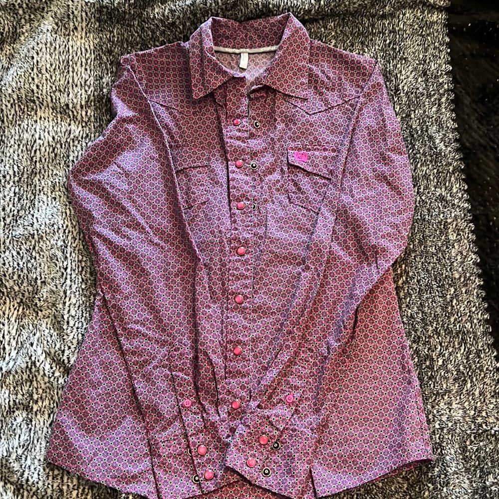 Womens Cinch Pearl Snap